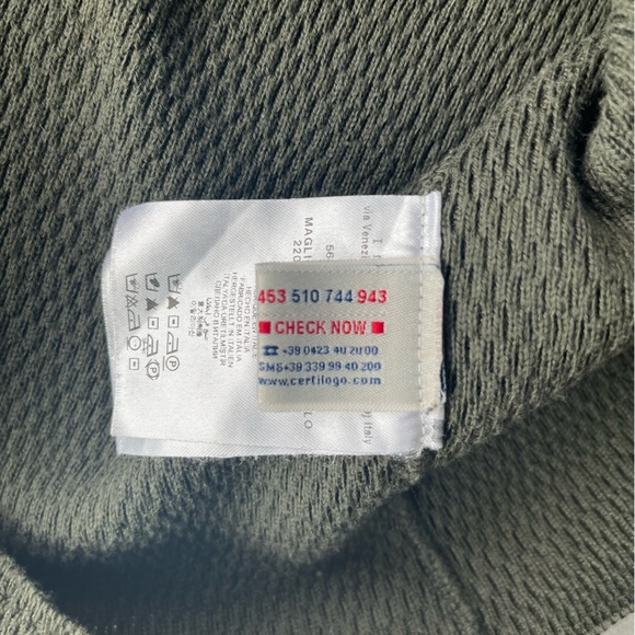 Men’s Olive-Green Moncler Sweater - Picture 3 of 7